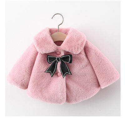 Capa Suéter Peludo para Niñas - Otoño e Invierno - Image 13
