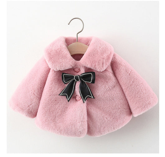 Capa Suéter Peludo para Niñas - Otoño e Invierno - Image 13