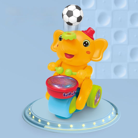 Auto Musical Infantil con Luces LED y Elefante Adorable
