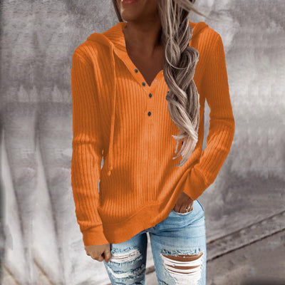 Sudadera Casual Oversize de Punto Liso para Mujer - Image 7