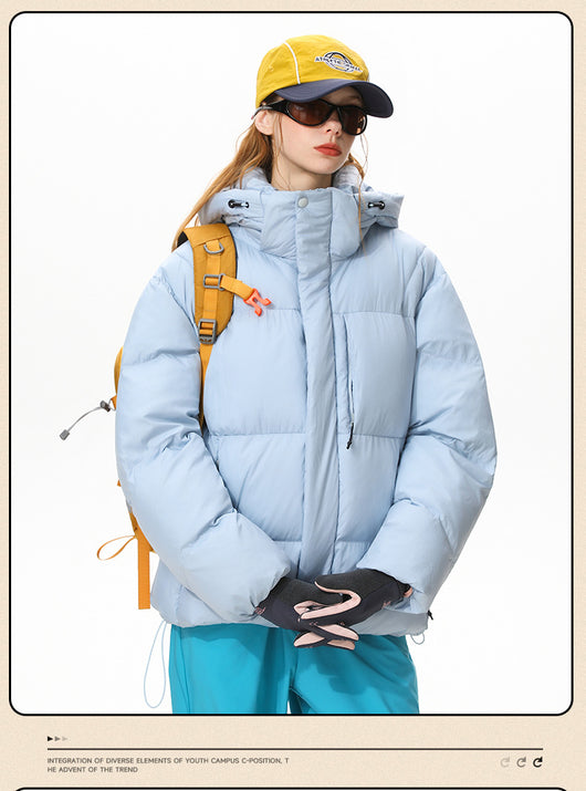 Abrigo Impermeable para Parejas con Capucha y Múltiples Bolsillos - Image 20