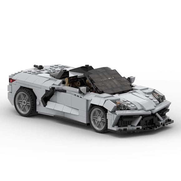 Set de Construcción Chevrolet Corvette C8 Descapotable - Bloques MOC 35066
