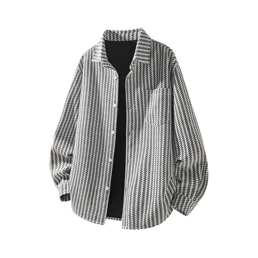 Chaqueta Camisa Hombre Espiga Atrevida Estilo Chanel - Image 5