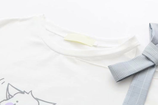 Playera Corta de Gato Adorable para Primavera y Verano - Image 9
