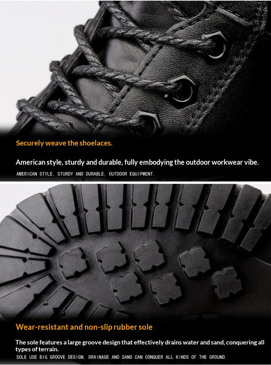Botas Martin de Cuero Premium con Cierre y Suela Flexible - Image 10