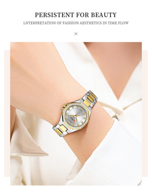 Reloj Elegante Impermeable con Cristales Decorativos - Image 18