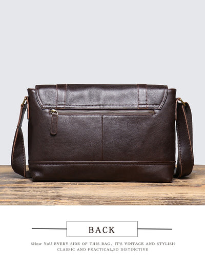 Bolsa de Cuero Vintage para Hombre - Gran Capacidad - Image 8