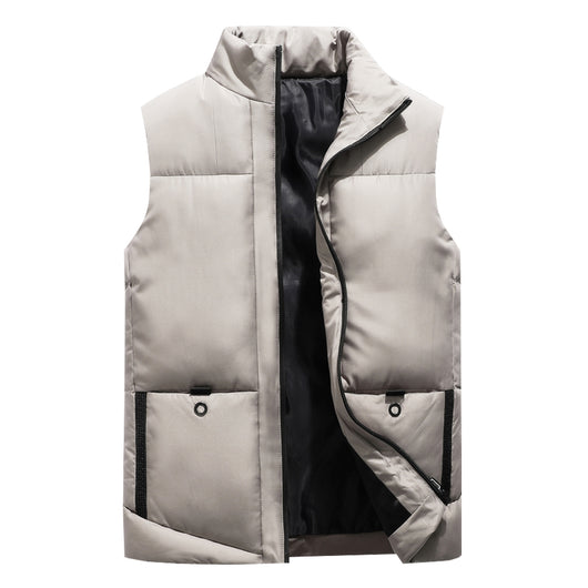 Chaleco Casual de Algodón para Hombre - Abrigo Otoñal - Image 14