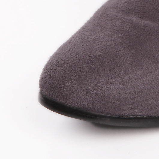 Botas Knight Gamuza Caña Alta Talla Grande - Image 15