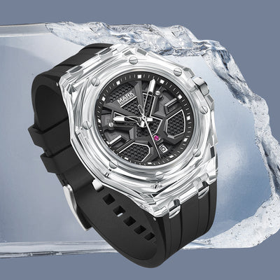 Reloj de Cuarzo Luminoso Transparente Resistente al Agua - Image 11