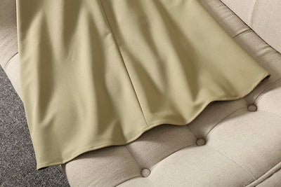 Falda Midi Elegante con Cadena en la Cintura - Image 7