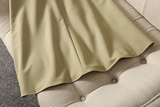 Falda Midi Elegante con Cadena en la Cintura - Image 7
