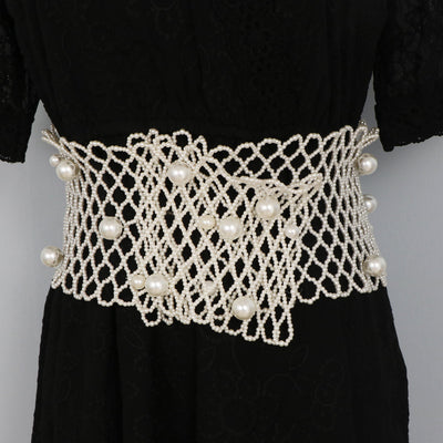 Cinturón Decorativo Hueco con Perlas para Mujer - Image 9