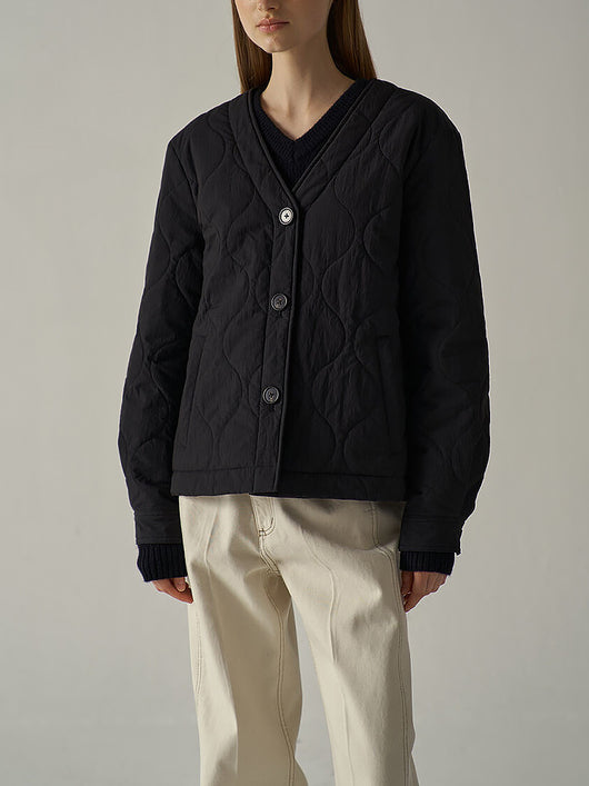 Chaqueta Corta de Algodón Acolchada Ligera para Mujer - Image 11