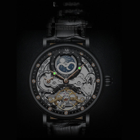 Reloj Mecánico Multifuncional de Dos Zonas Horarias para Hombre - Image 7