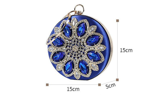 Bolso de Noche Mujer Elegante con Cristales Diamante - Cartera de Fiesta - Image 6