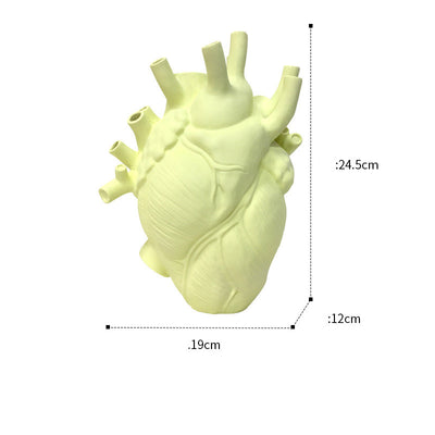 Florero Decorativo en Forma de Corazón, Estilo Nórdico, Escultura de Cerámica para el Hogar - Image 16