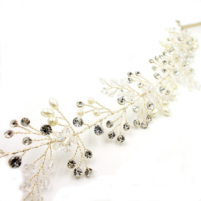 Tocado de Perlas para Novia - Adorno Elegante para Boda - Image 11