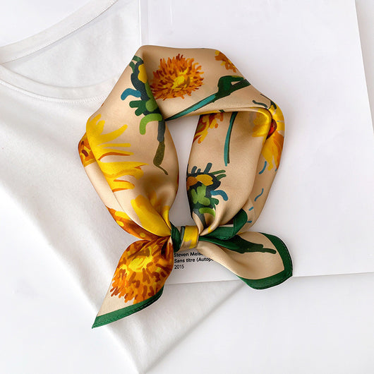 Pañuelo de Seda para Mujer - Accesorio de Moda Versátil - Image 27