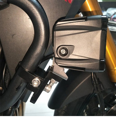 Soporte Extensible para Foco LED de Motocicleta con Abrazadera de Tubo - Image 13
