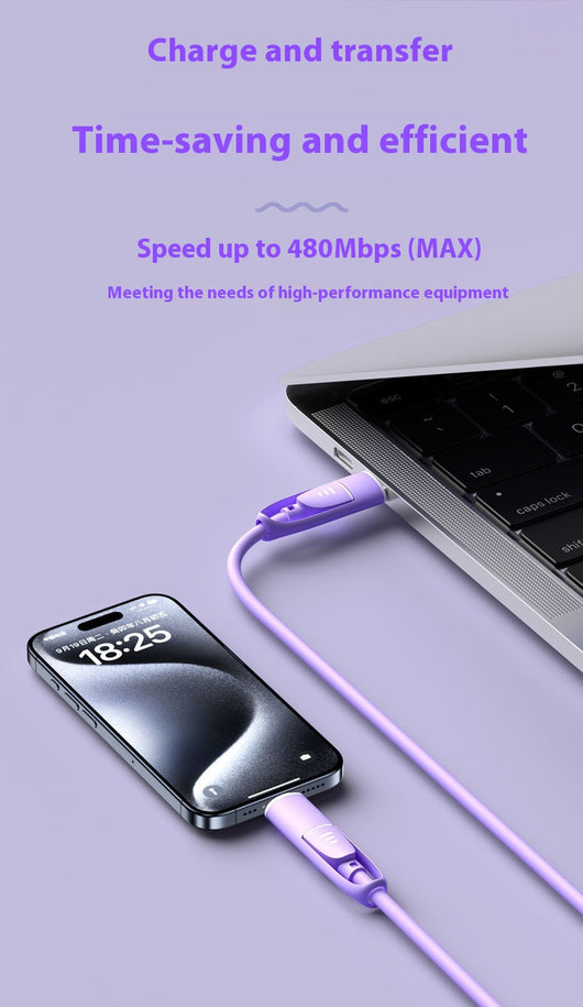 Cable de Carga Rápida 4 en 1 de Silicona Premium - Image 22