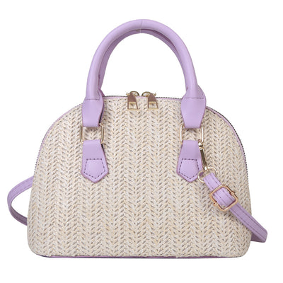 Bolsa Mensajera Tejida Portátil de Estilo Casual - Image 22
