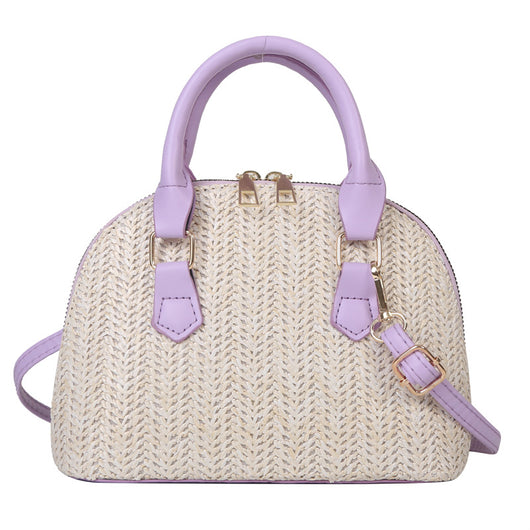 Bolsa Mensajera Tejida Portátil de Estilo Casual - Image 22