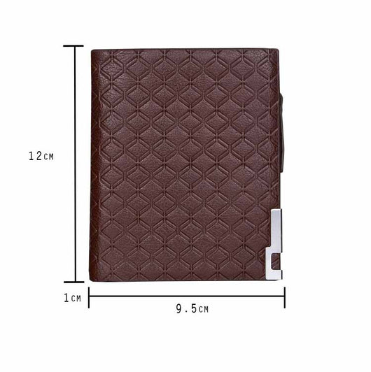 Billetera Compacta para Hombre con Diseño a Cuadros - Image 9