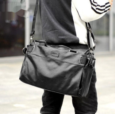Bolso de Cuero para Hombre - Maletín Casual de Gran Capacidad para Viajes - Image 10