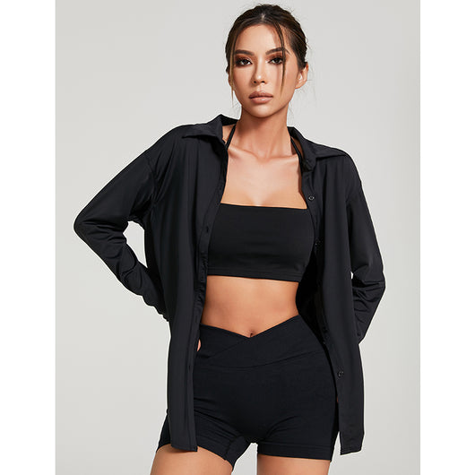 Blazer Deportivo para Mujer con Botones de Solapa - Image 2