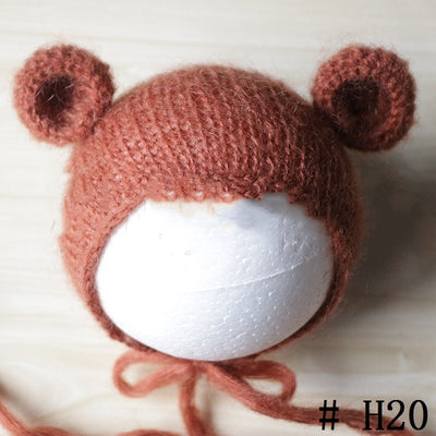 Gorro Suave de Mohair para Fotografía de Bebés - Tejido Artesanal - Image 51