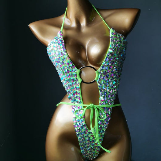 Bikini de Lujo con Diamantes para Discoteca y Piscina - Image 5