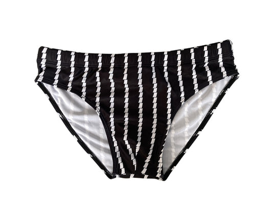 Traje de Baño Deportivo Rayas Verticales Cintura Baja para Competencia - Image 11