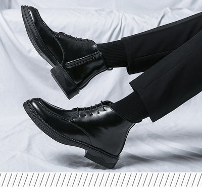 Botas Martin Altas de Invierno para Hombre - Estilo Británico Versátil - Image 10