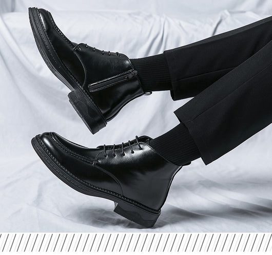 Botas Martin Altas de Invierno para Hombre - Estilo Británico Versátil - Image 10