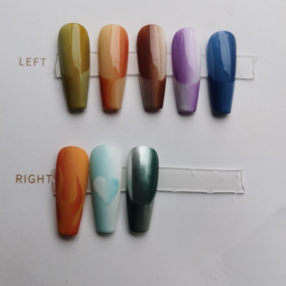 Esmalte de Uñas Degradado Bicolor Efecto Espejo Francés
