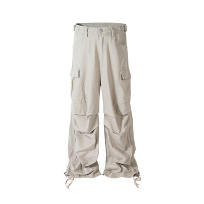 Pantalón Cargo Ancho con Pliegues y Cierre Lateral - Image 5