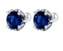 Aretes de Plata Esterlina S925 con Circón Esmeralda y Cierre de Tornillo - Image 7