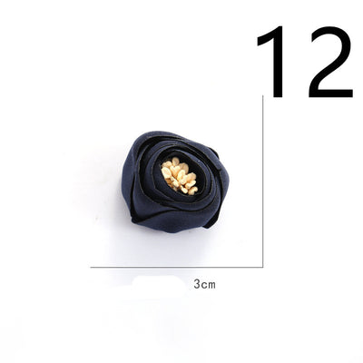 Diadema de Flores de Tela con Base Adhesiva para Hacer a Mano - Image 88