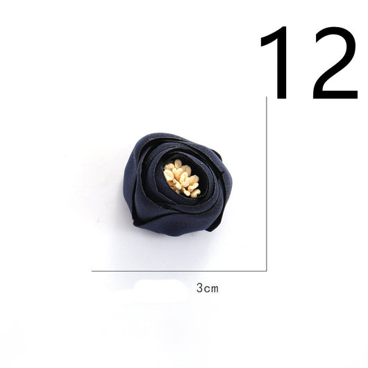 Diadema de Flores de Tela con Base Adhesiva para Hacer a Mano - Image 88