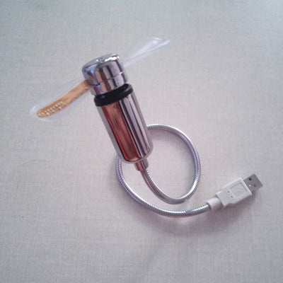 Ventilador USB Mini Flexible con Reloj LED y Luz Ajustable - Image 13