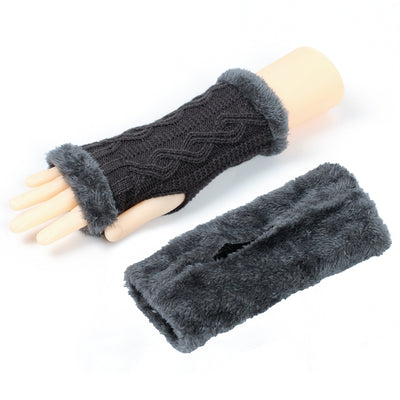 Guantes Tejidos Gruesos Rombos con Forro Polar Plus - Image 6