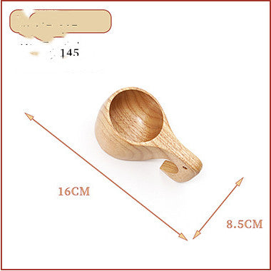 Taza de Madera Estilo Japonés con Asa Antiescaldante - Taza de Café y Té Minimalista - Image 8