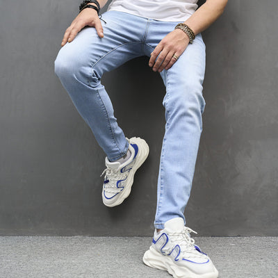 Jeans Skinny Elásticos de Algodón para Hombre - Image 13