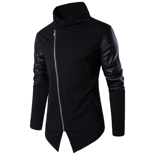Camisa Casual con Cuello Parado Efecto Adelgazante