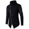 Camisa Casual con Cuello Parado Efecto Adelgazante