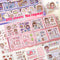 200 Stickers Impermeables para Tienda de Campaña con Diseño Cartoon