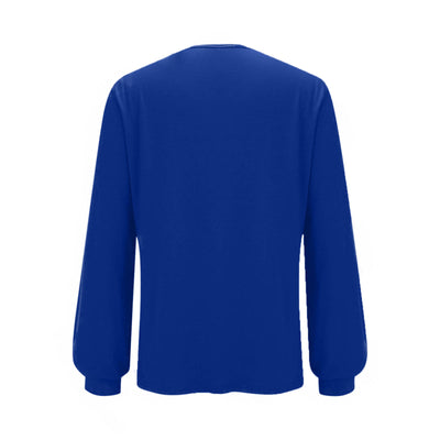 Blusa Suéter Holgada con Lentejuelas y Cuello Redondo - Manga Larga Casual - Image 26