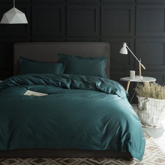 Juego de Cama de Algodón Puro de 4 Piezas - Image 6