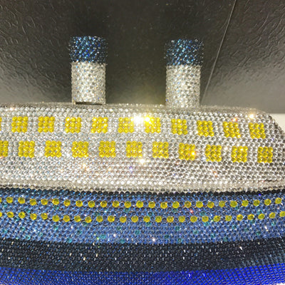Bolso de Fiesta Mujer con Cristales Brillantes - Elegancia Diamantada - Image 3